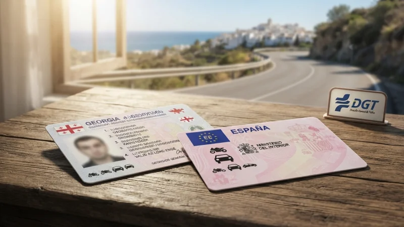მართვის მოწმობის ჰომოლოგაცია ესპანეთში